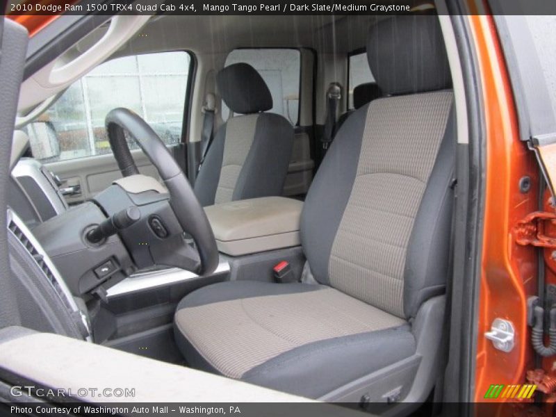 Mango Tango Pearl / Dark Slate/Medium Graystone 2010 Dodge Ram 1500 TRX4 Quad Cab 4x4