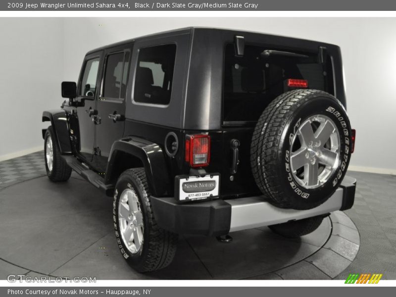 Black / Dark Slate Gray/Medium Slate Gray 2009 Jeep Wrangler Unlimited Sahara 4x4