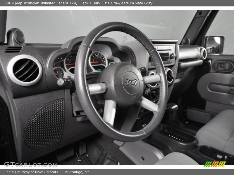 Dashboard of 2009 Wrangler Unlimited Sahara 4x4