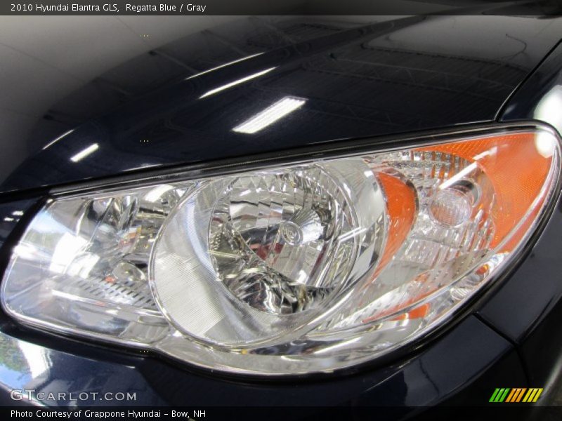 Regatta Blue / Gray 2010 Hyundai Elantra GLS