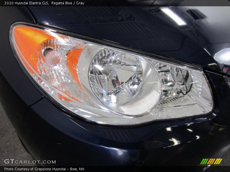 Regatta Blue / Gray 2010 Hyundai Elantra GLS
