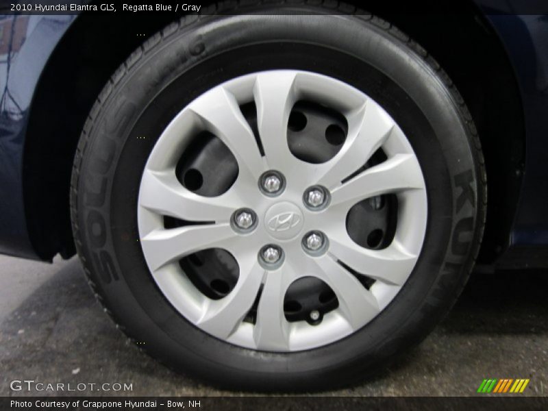 Regatta Blue / Gray 2010 Hyundai Elantra GLS