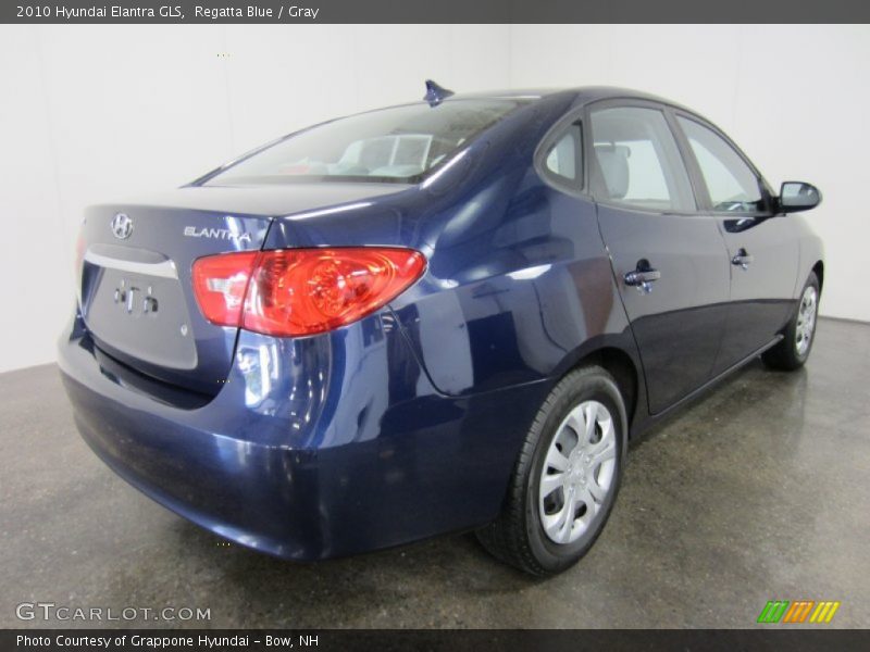 Regatta Blue / Gray 2010 Hyundai Elantra GLS