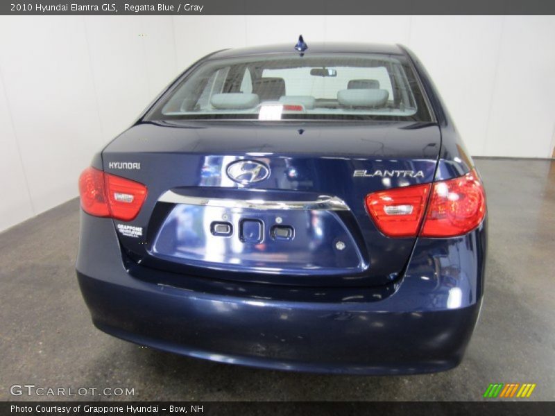 Regatta Blue / Gray 2010 Hyundai Elantra GLS