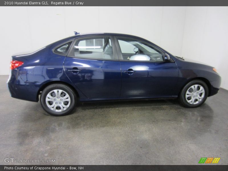 Regatta Blue / Gray 2010 Hyundai Elantra GLS