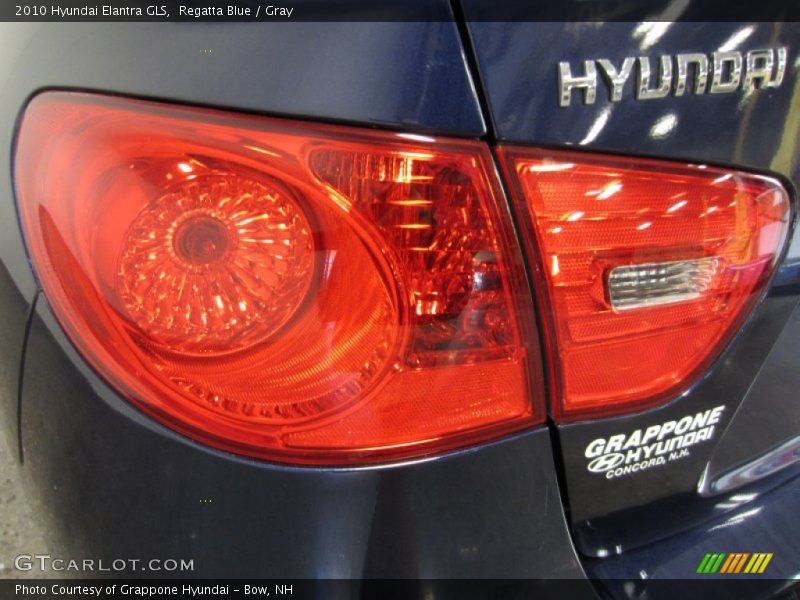 Regatta Blue / Gray 2010 Hyundai Elantra GLS