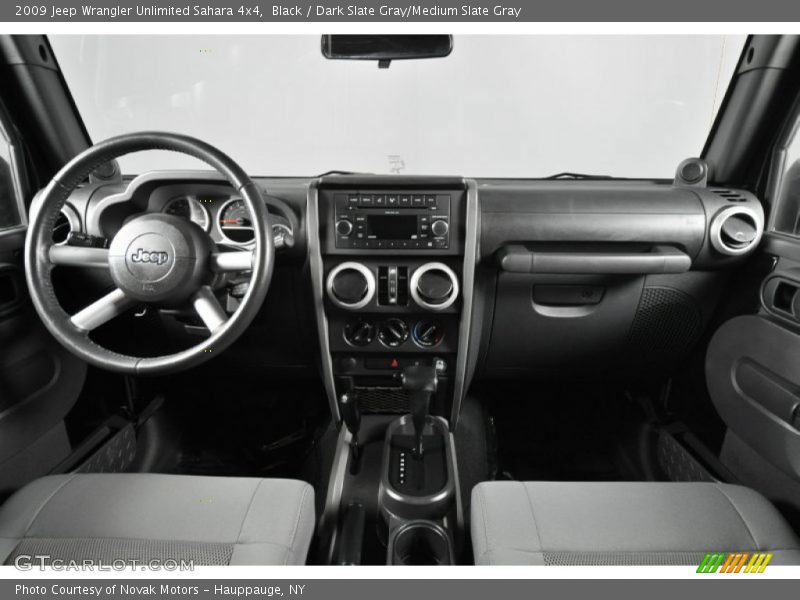 Dashboard of 2009 Wrangler Unlimited Sahara 4x4