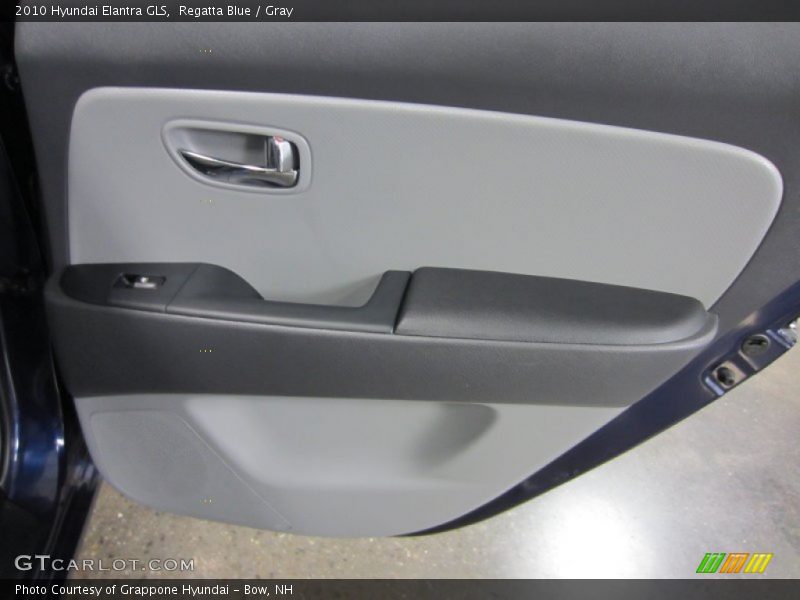 Regatta Blue / Gray 2010 Hyundai Elantra GLS