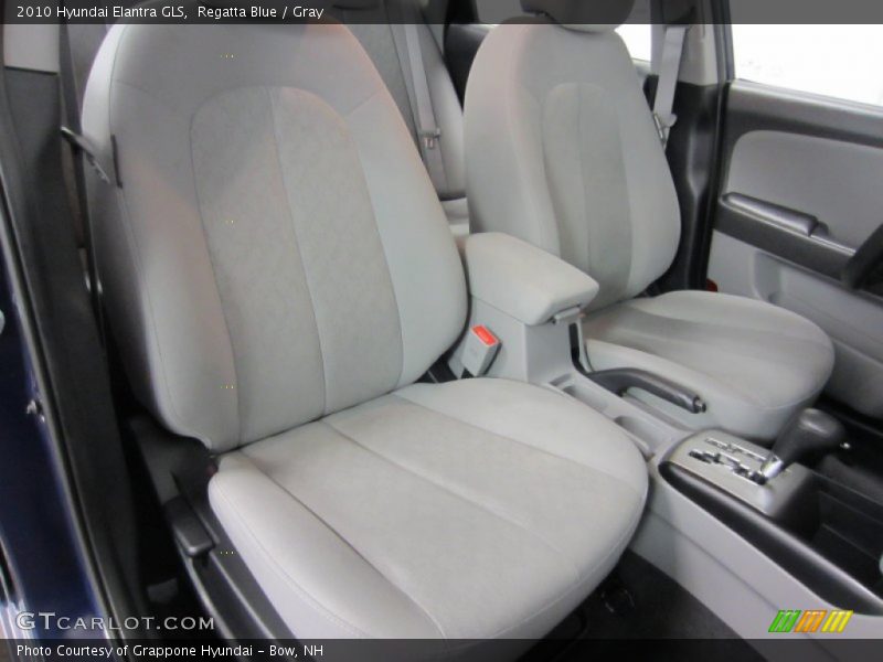 Regatta Blue / Gray 2010 Hyundai Elantra GLS