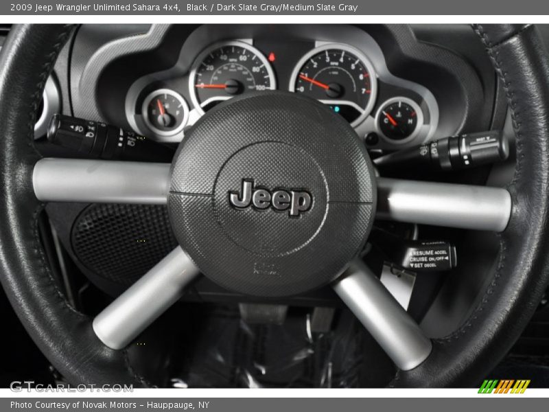 Black / Dark Slate Gray/Medium Slate Gray 2009 Jeep Wrangler Unlimited Sahara 4x4