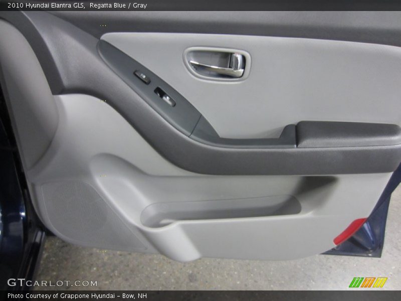 Regatta Blue / Gray 2010 Hyundai Elantra GLS