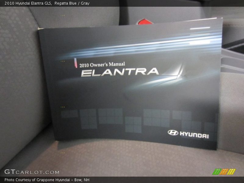 Regatta Blue / Gray 2010 Hyundai Elantra GLS