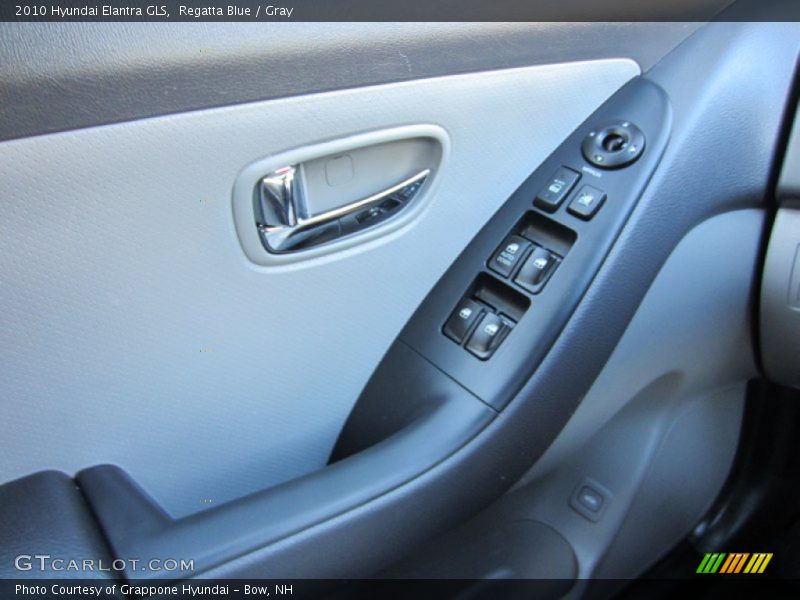Regatta Blue / Gray 2010 Hyundai Elantra GLS
