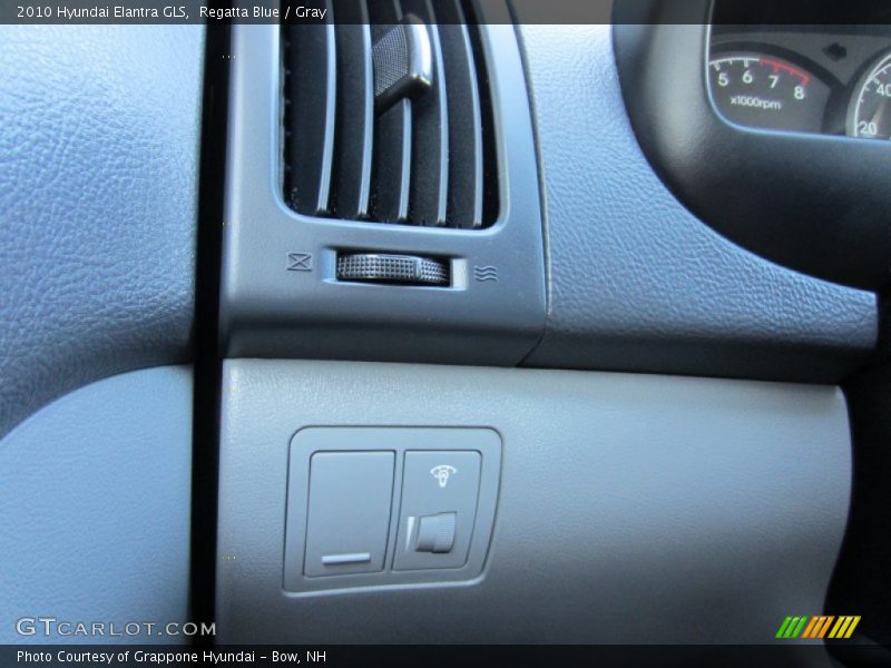 Regatta Blue / Gray 2010 Hyundai Elantra GLS