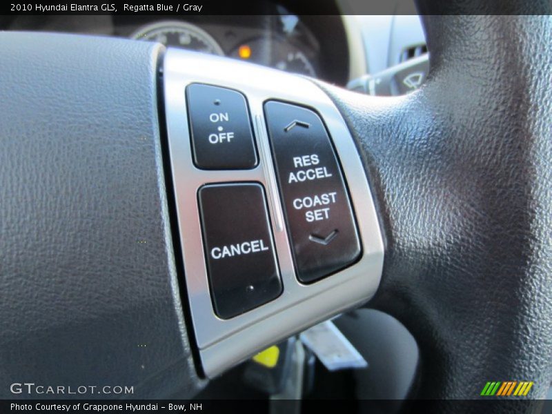 Regatta Blue / Gray 2010 Hyundai Elantra GLS