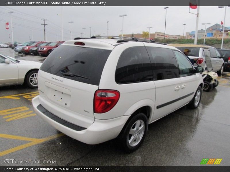 Stone White / Medium Slate Gray 2006 Dodge Caravan SXT