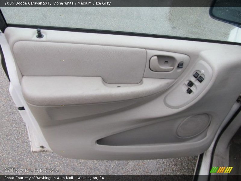Stone White / Medium Slate Gray 2006 Dodge Caravan SXT