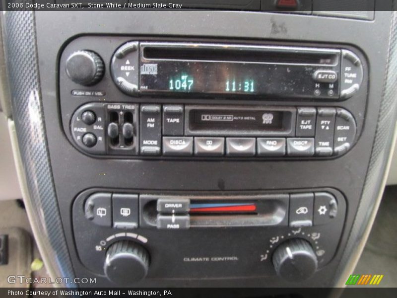 Stone White / Medium Slate Gray 2006 Dodge Caravan SXT