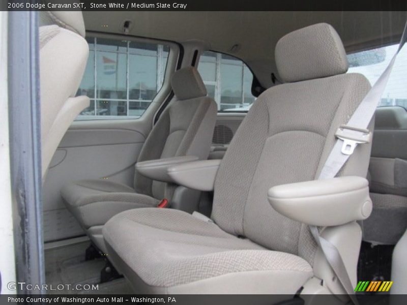Stone White / Medium Slate Gray 2006 Dodge Caravan SXT