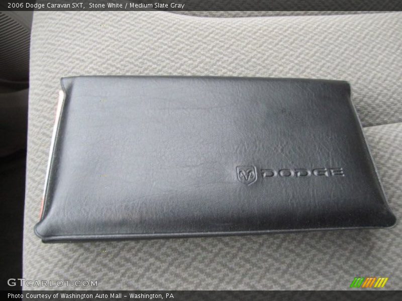 Stone White / Medium Slate Gray 2006 Dodge Caravan SXT