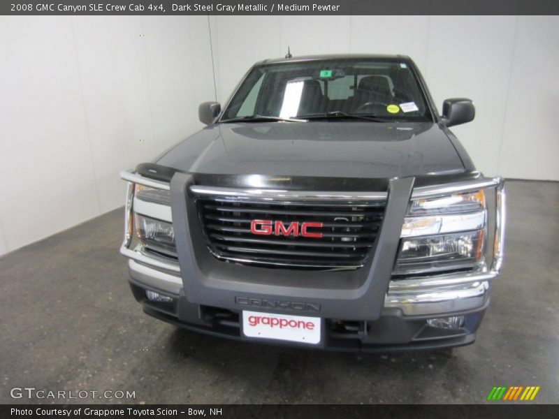 Dark Steel Gray Metallic / Medium Pewter 2008 GMC Canyon SLE Crew Cab 4x4