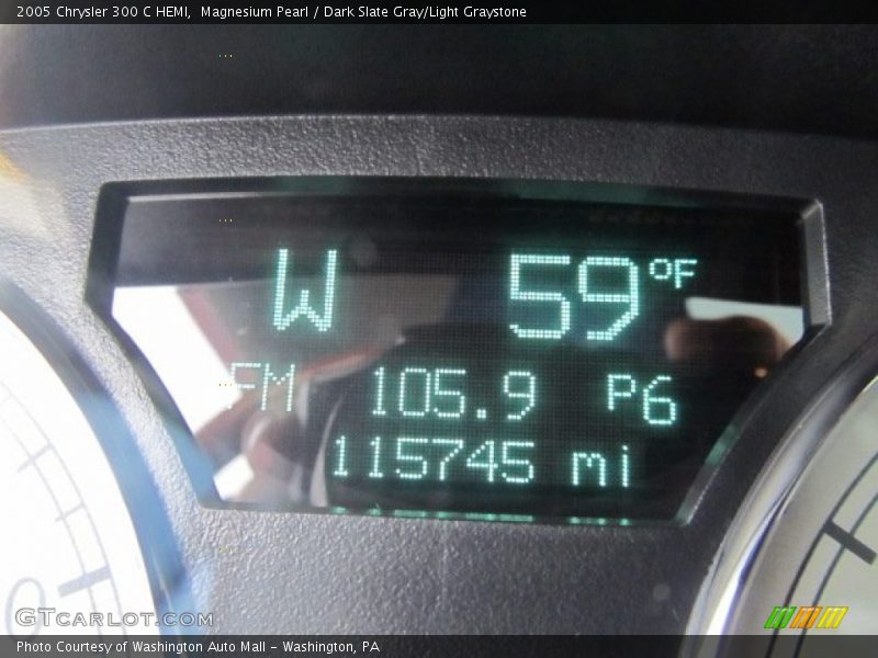 Magnesium Pearl / Dark Slate Gray/Light Graystone 2005 Chrysler 300 C HEMI