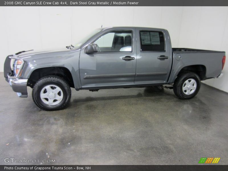 Dark Steel Gray Metallic / Medium Pewter 2008 GMC Canyon SLE Crew Cab 4x4