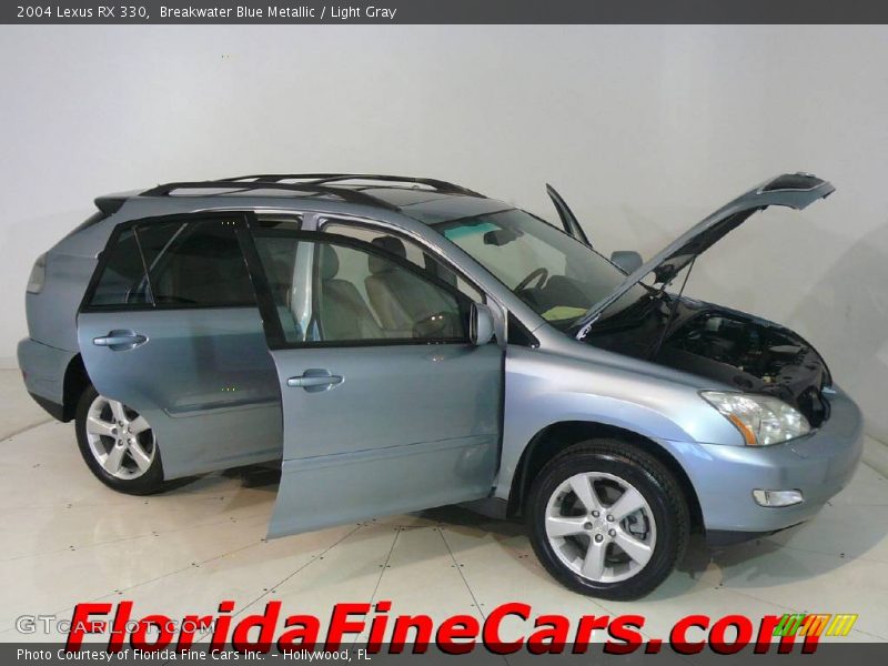 Breakwater Blue Metallic / Light Gray 2004 Lexus RX 330