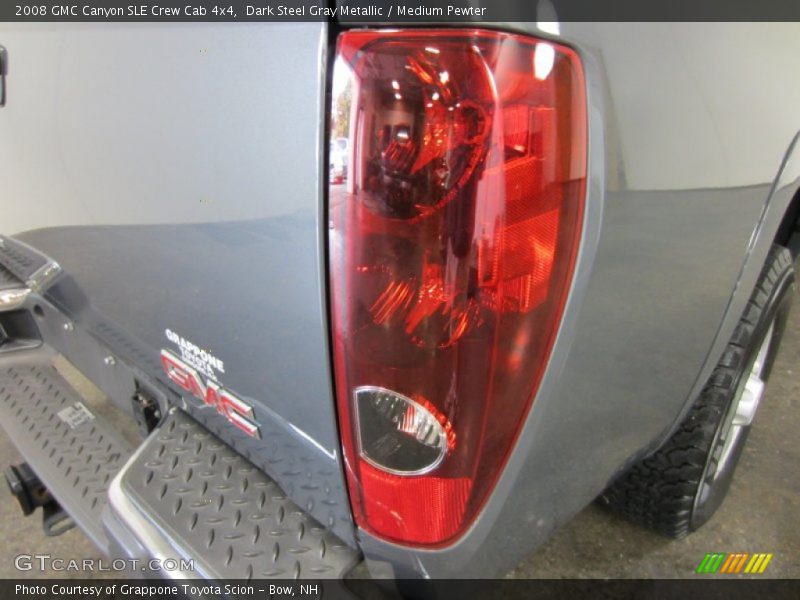 Dark Steel Gray Metallic / Medium Pewter 2008 GMC Canyon SLE Crew Cab 4x4