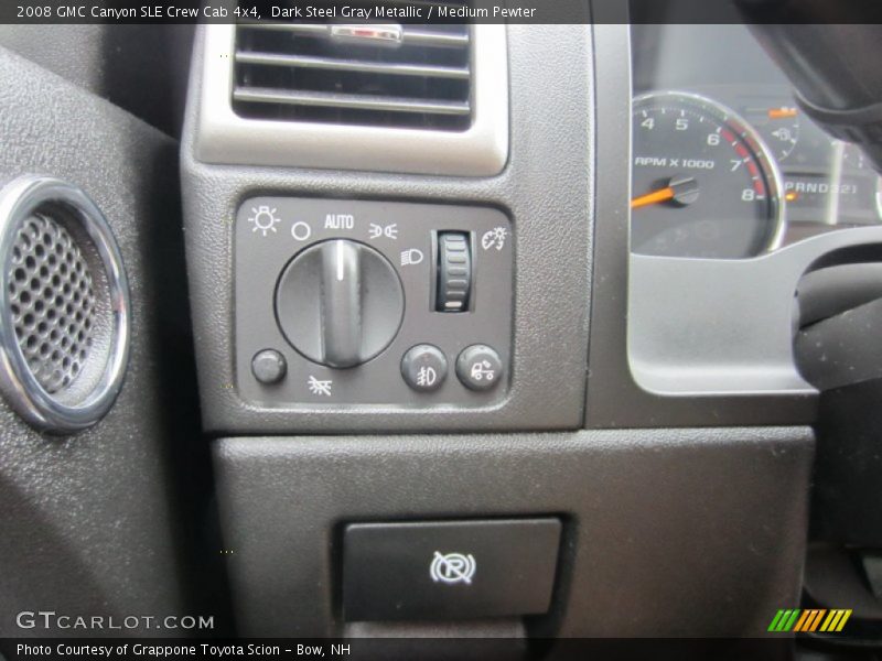 Dark Steel Gray Metallic / Medium Pewter 2008 GMC Canyon SLE Crew Cab 4x4