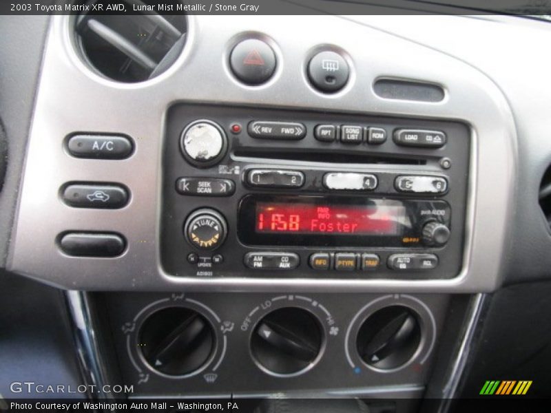 Lunar Mist Metallic / Stone Gray 2003 Toyota Matrix XR AWD