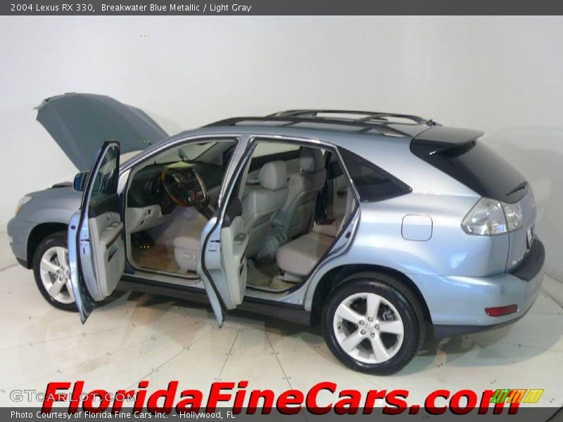 Breakwater Blue Metallic / Light Gray 2004 Lexus RX 330