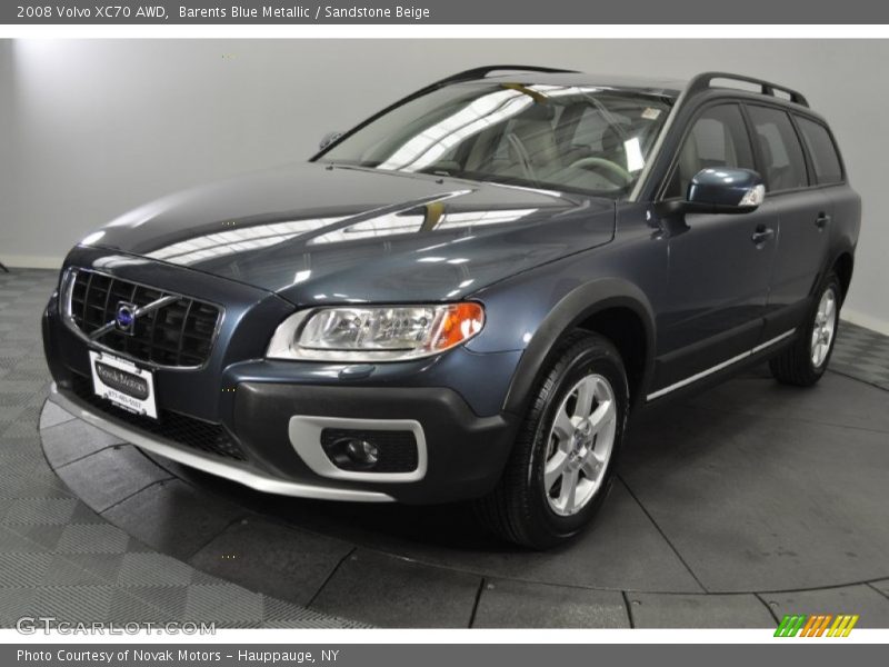 Barents Blue Metallic / Sandstone Beige 2008 Volvo XC70 AWD