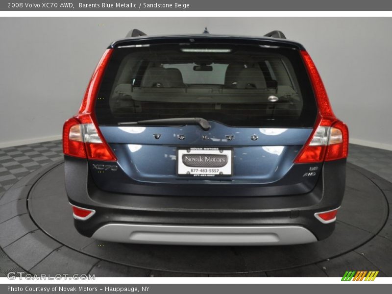 Barents Blue Metallic / Sandstone Beige 2008 Volvo XC70 AWD