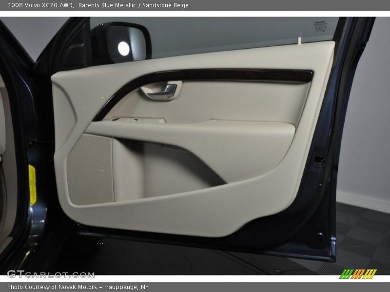 Barents Blue Metallic / Sandstone Beige 2008 Volvo XC70 AWD