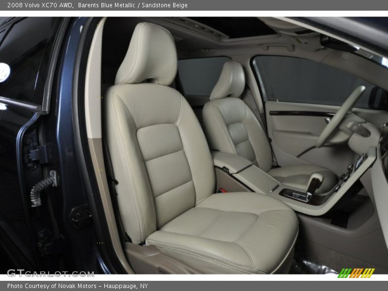 Barents Blue Metallic / Sandstone Beige 2008 Volvo XC70 AWD