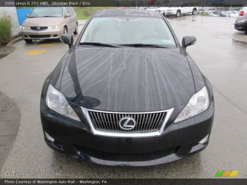 Obsidian Black / Ecru 2009 Lexus IS 250 AWD