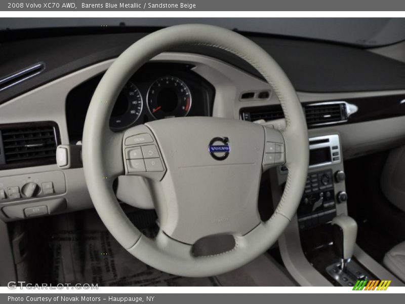 Barents Blue Metallic / Sandstone Beige 2008 Volvo XC70 AWD