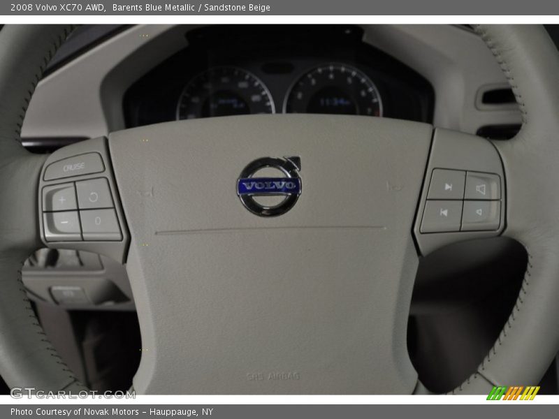 Barents Blue Metallic / Sandstone Beige 2008 Volvo XC70 AWD