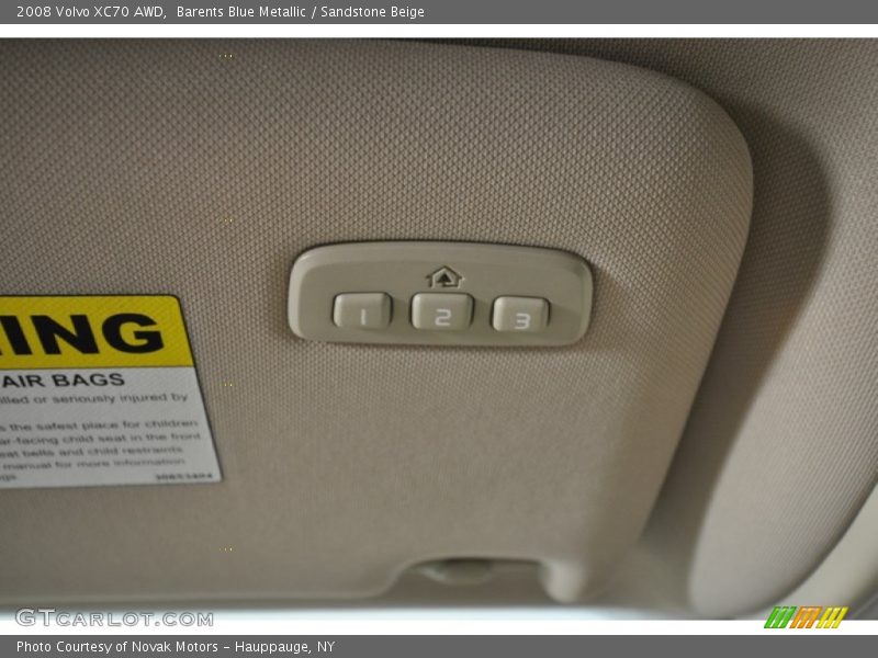 Barents Blue Metallic / Sandstone Beige 2008 Volvo XC70 AWD