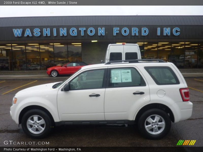 White Suede / Stone 2009 Ford Escape XLS 4WD