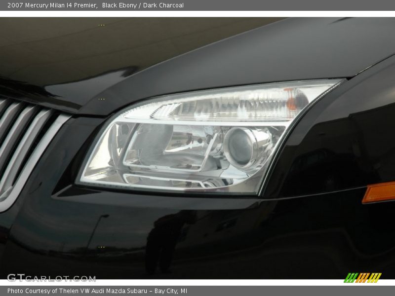 Black Ebony / Dark Charcoal 2007 Mercury Milan I4 Premier