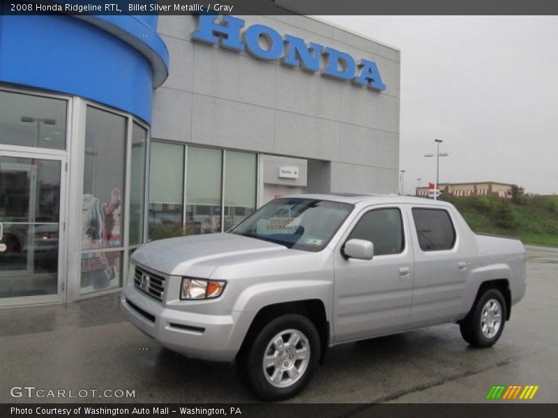 Billet Silver Metallic / Gray 2008 Honda Ridgeline RTL