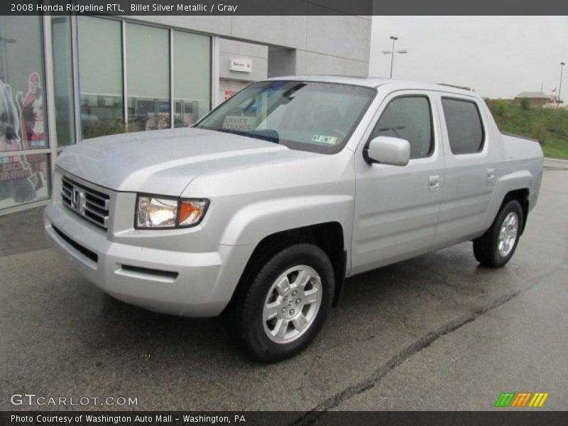 Billet Silver Metallic / Gray 2008 Honda Ridgeline RTL