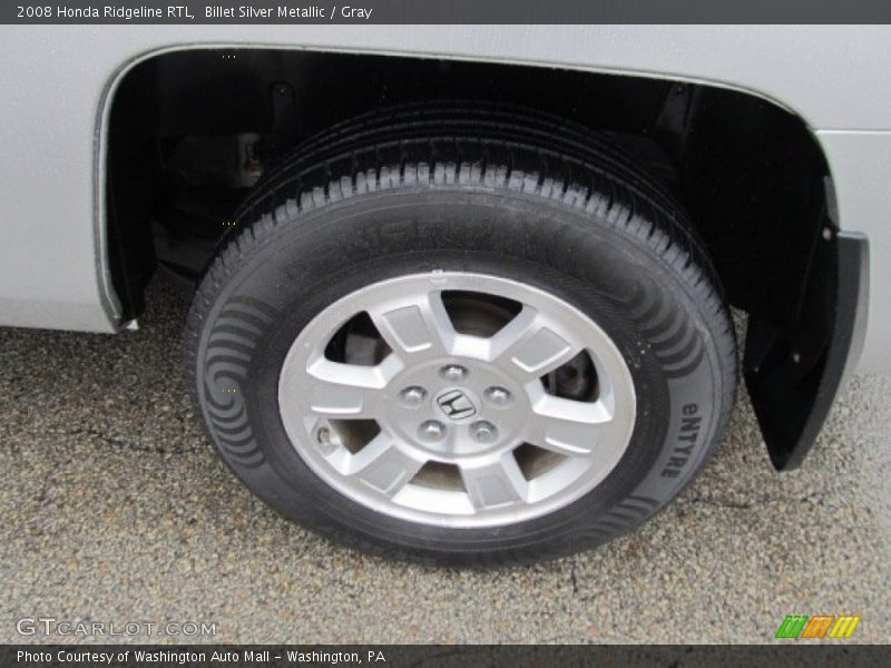 Billet Silver Metallic / Gray 2008 Honda Ridgeline RTL