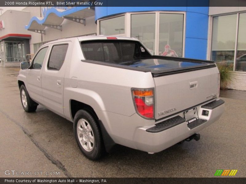 Billet Silver Metallic / Gray 2008 Honda Ridgeline RTL