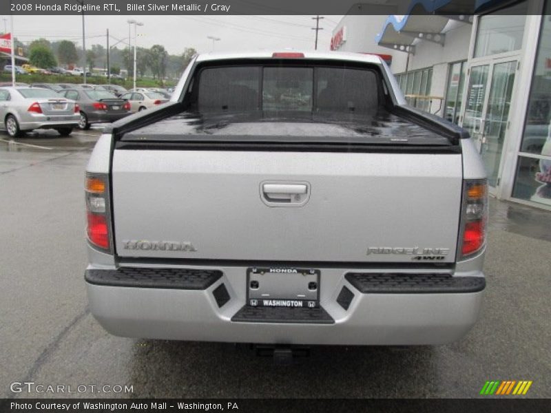 Billet Silver Metallic / Gray 2008 Honda Ridgeline RTL