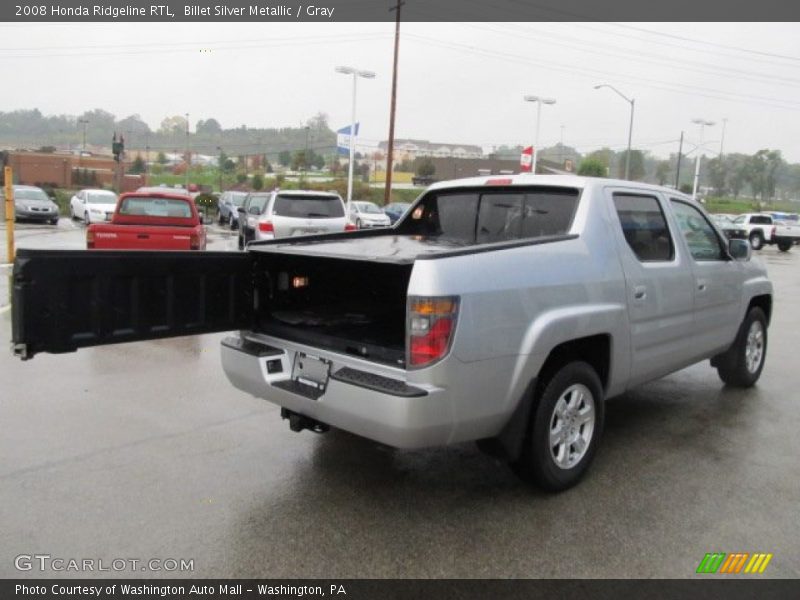 Billet Silver Metallic / Gray 2008 Honda Ridgeline RTL
