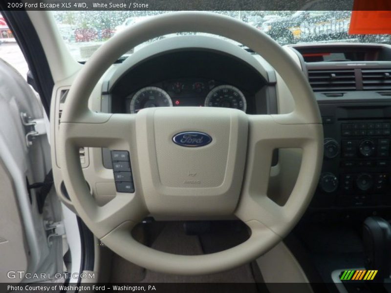 White Suede / Stone 2009 Ford Escape XLS 4WD
