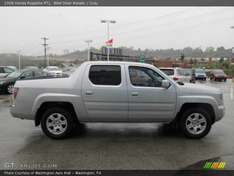 Billet Silver Metallic / Gray 2008 Honda Ridgeline RTL